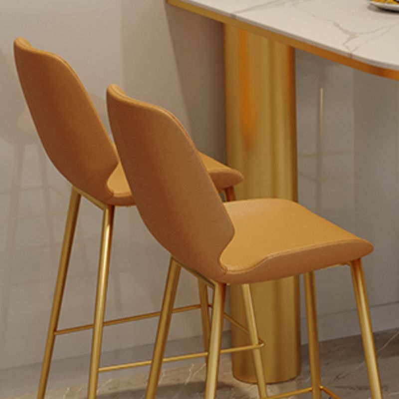 Taburete de cuero de cuero de cuero de cuero de cuero de cuero y taburete escandinavo