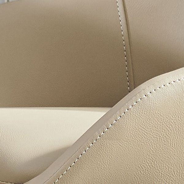 Moderne armloze eetkamerstoelen faux leer gestoffeerde eetkamerstoel