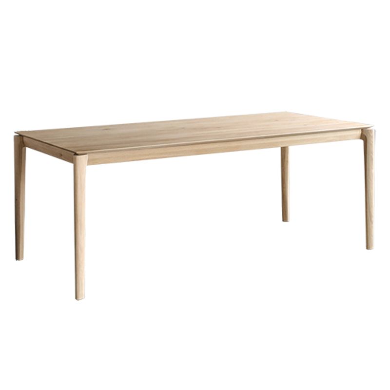 Rectangle Kitchen Dining Table Pine Solid Wood Table Modern with 4 Legs Clearhalo ' dining_table' 'Dining Tables & Seating' 'Dining Tables' 'furn' 'furn_dining_table' 'Furniture' 'furniture_dining_table' 'Kitchen & Dining Furniture' 'kitchen&dining_furn' 'kitchen' 'kitchen_dining_table' 1200x1200_7642aa7e-da0b-44ca-bb83-52e2d7233497