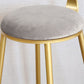 Glam Upholstered Bar Stools Footrest Backrest Coffee Shop Counter Bar Stool Clearhalo 'Bar Furniture' 'Bar Stools' 'bar_stools' 'furn' 'furn_bar_stools' 'Furniture' 'Kitchen & Dining Furniture' 1200x1200_76452d63-b971-4359-adc3-2e300d222f32