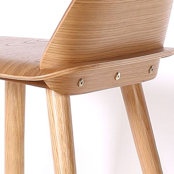 Sgabello moderno sgabello da bar in legno da bar con le gambe in legno