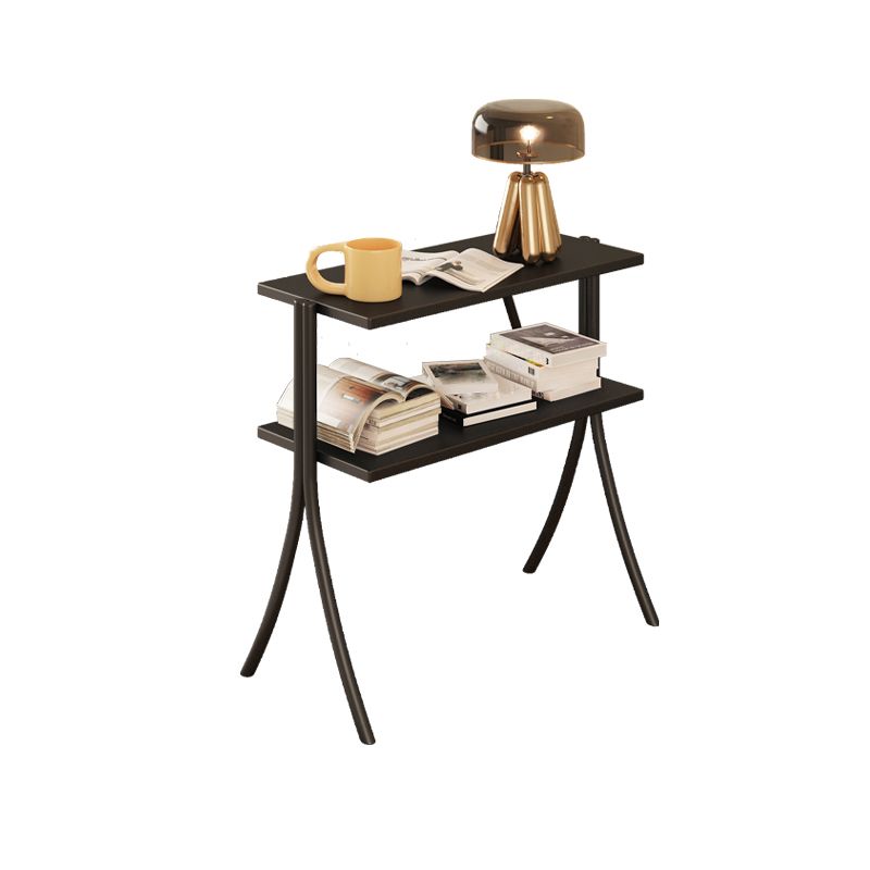 Bibliothèque horizontale de style moderne ouvre à l'arrière avec 2 étagères