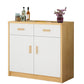 Contemporary Combo Dresser Wooden Bedroom Storage Chest Dresser with Drawers and Doors