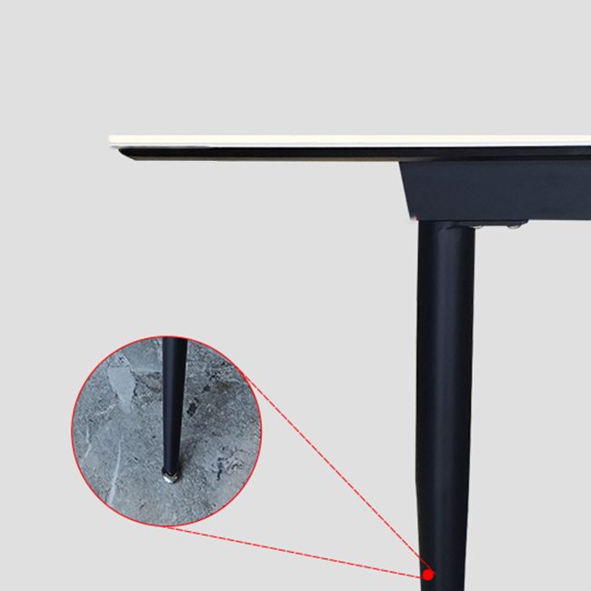 Modern 1/4/5/7 Pieces Dining Table Set with Grey Sintered Stone Top Scalable Dinette Set Clearhalo 'Dining Room Sets' 'Dining Tables & Seating' 'dining_room_set' 'furn' 'furn_dining_room_set' 'Furniture' 'furniture_dining_room_set' 'Kitchen & Dining Furniture' 1200x1200_7650b248-d216-434c-b554-c67df9f30604