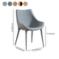Contemporary Style Dining Side Chairs Kitchen Arm Side Chair with Metal Legs (Set of 2) Clearhalo ' kitchen&dining_furn' 'Dining Chairs' 'Dining Tables & Seating' 'dining_chair' 'furn' 'furn_dining_chair' 'Furniture' 'furniture_dining_chair' 'Kitchen & Dining Furniture' 'kitchen' 1200x1200_765205b2-bfba-4d2f-8798-fa3adce13863