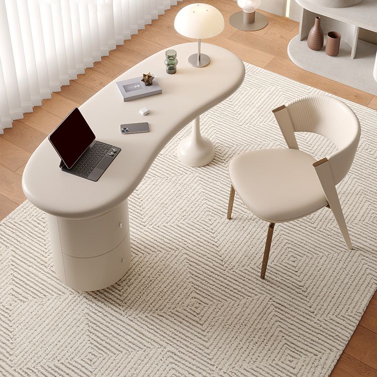 Zeitgenössischer künstlicher Holz Office Desk kostenloser Schreibtisch für Büro