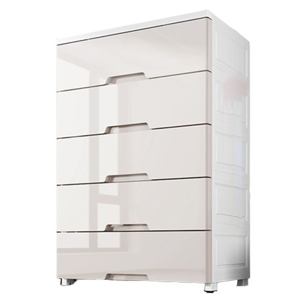 Lingerie Chest Contemporary Plastic Chest with Drawers for Bedroom Clearhalo 'Bedroom Furniture' 'Dressers & Chests' 'dressers_chests' 'furn' 'furn_dressers_chests' 'Furniture' 1200x1200_765924c4-3a59-44bb-a2fc-e6ce52b0bd0d