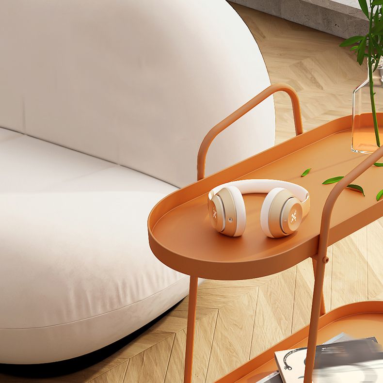 Scandinavian Iron Etagere Bookshelf with Caster Wheels,23.6"L x 11"W x 25.2"H Clearhalo 'Bookcases' 'furn' 'furn_bookcases' 'Furniture' 'furniture_bookcases' 'Office Furniture' 1200x1200_7659af61-b31b-4adc-9788-7bd19c9fa68c