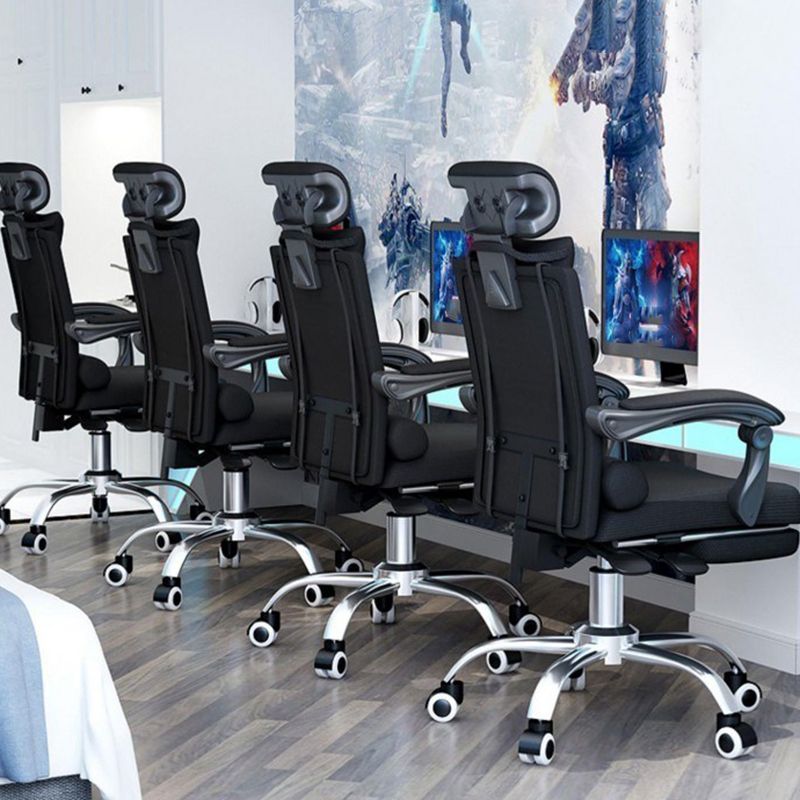 Ergonomischer gepolsterter Aufgabe Vorsitzender moderner Home Office Chair mit Rädern