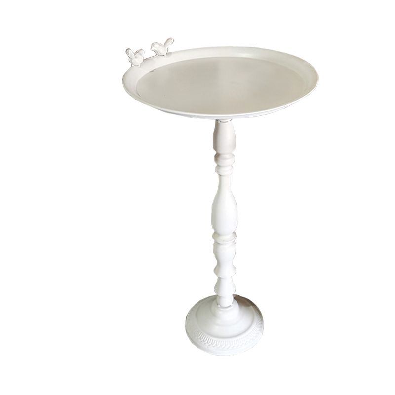 Tavolo laterale superiore del vassoio mentale rotondo tavolo da estremità angosciata