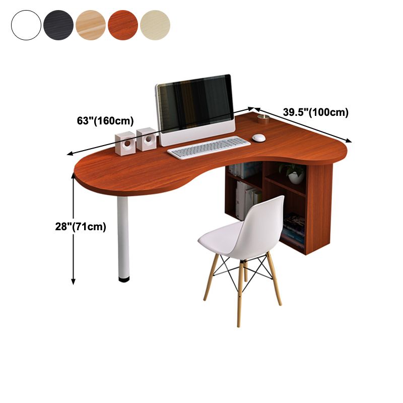 Modern Artificial Wood Desk Home Office Writing Desk with Hutch Clearhalo 'furn' 'furn_office_desk' 'Furniture' 'furniture_office_desk' 'Office Desks' 'Office Furniture' 'office_desk' 1200x1200_7662212c-5978-4473-936c-246ad6a02dfe