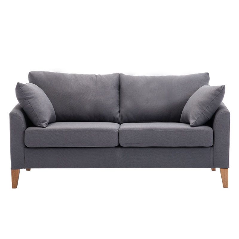 Modern Style Rectangular Sofa with Wooden Base and Namib Cushion Clearhalo 'furn' 'furn_sofas' 'Furniture' 'furniture_sofas' 'kitchen' 'kitchen_sofas' 'Living Room Furniture' 'Sofa' 'sofas' 1200x1200_766225f0-716b-4493-90a0-72c18fc48cde