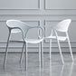 Plastic Modern Indoor-Outdoor Dining Chairs Solid Back Arm Chair Clearhalo ' kitchen&dining_furn' 'Dining Chairs' 'Dining Tables & Seating' 'dining_chair' 'Furniture' 'furniture_dining_chair' 'Kitchen & Dining Furniture' 'kitchen' 1200x1200_76638904-534a-496a-b281-1d7865d256a1