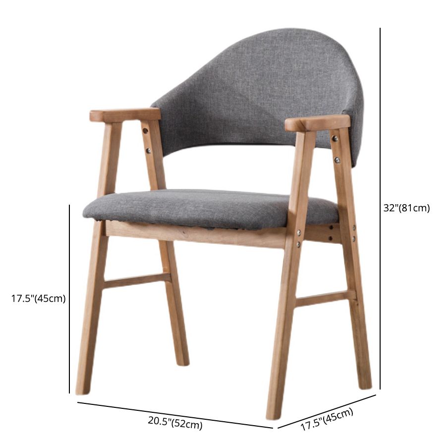 Wood Modern Style Indoor Chair of 20'' Wide Open Back Dining Side Chairs Clearhalo ' kitchen&dining_furn' 'Dining Chairs' 'Dining Tables & Seating' 'dining_chair' 'furn' 'furn_dining_chair' 'Furniture' 'furniture_dining_chair' 'Kitchen & Dining Furniture' 'kitchen' 1200x1200_76665cdf-4a8a-4126-ba70-156a22b17bcb