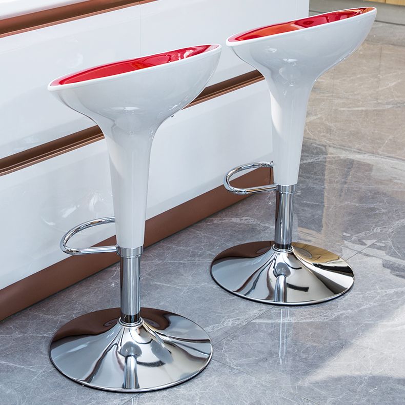 Modern Liftable Rotatable Counter Stool Steel Household Bar Stool with Pedal Clearhalo 'Bar Furniture' 'Bar Stools' 'bar_stools' 'furn' 'furn_bar_stools' 'furniture_bar_stools' 'Kitchen & Dining Furniture' 'kitchen&dining_furn' 'kitchen' 'kitchen_furn' Furniture' 1200x1200_766695ec-9f30-4a44-b656-e70e111f64a2