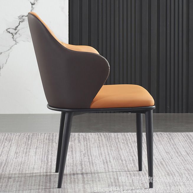 Sedia imbottita sala da pranzo casa finta sedia