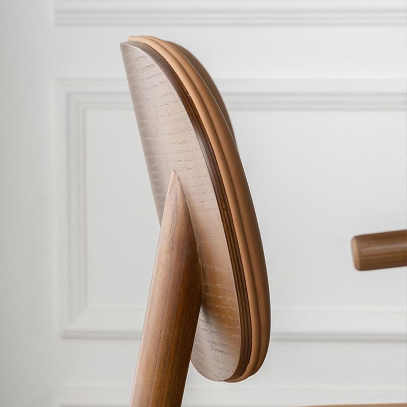 Dining Room Arm Dining Chair Home Modern Solid Wood Dining Chair Clearhalo 'Dining Chairs' 'Dining Tables & Seating' 'dining_chair' 'furn' 'furn_dining_chair' 'Furniture' 'Kitchen & Dining Furniture' 1200x1200_76677a89-2a5c-46e3-a036-4461dd5af5e7