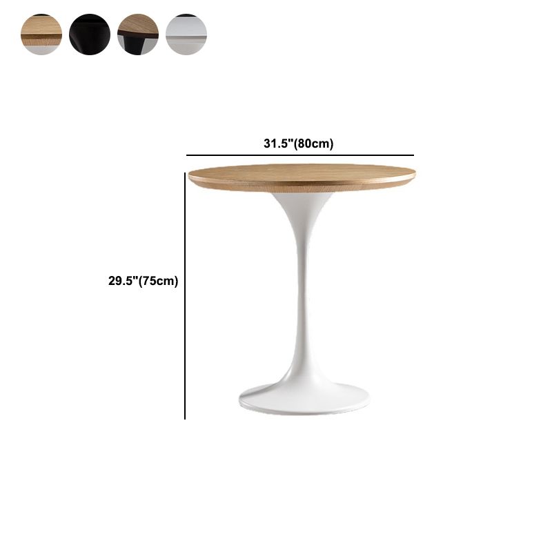 1 Massivholz Couchtisch rund minimalistische Couchtisch für Wohnzimmer