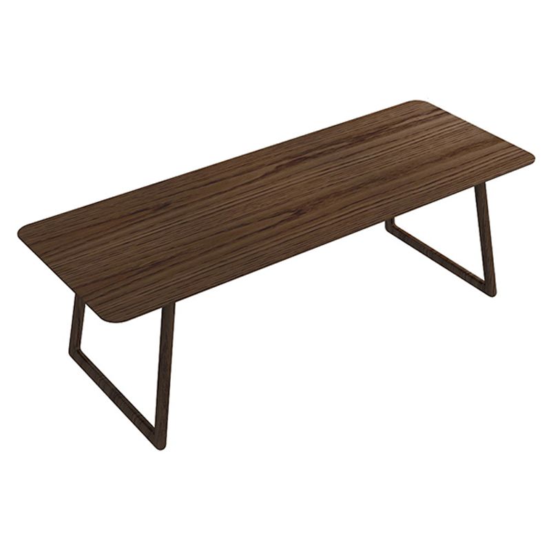 Rectangle Industrial Dining Table Solid Wood Fixed Table for Kitchen Clearhalo ' dining_table' 'Dining Tables & Seating' 'Dining Tables' 'furn' 'furn_dining_table' 'Furniture' 'furniture_dining_table' 'Kitchen & Dining Furniture' 'kitchen&dining_furn' 'kitchen' 'kitchen_dining_table' 1200x1200_7668a594-45cb-4ac8-a77a-b2d7c800bb92