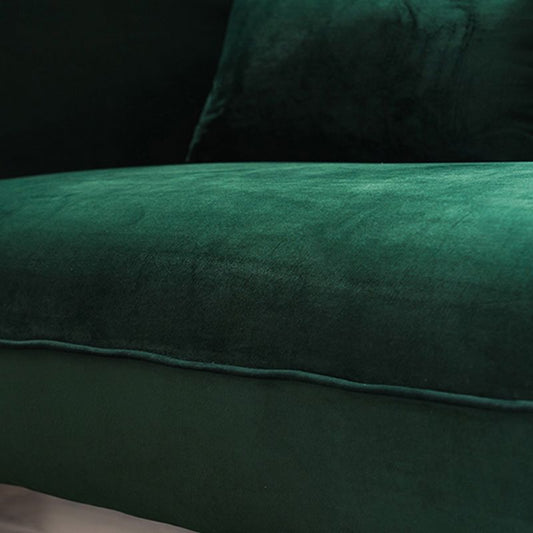 30,70 "brede fluweel vierkante armbank met strakke rug voor de woonkamer