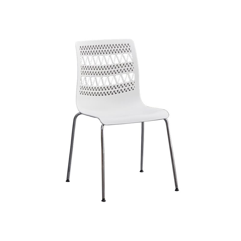 Contemporary Style Stacking Dining Armless Chairs Solid Back Side Chair Clearhalo ' kitchen&dining_furn' 'Dining Chairs' 'Dining Tables & Seating' 'dining_chair' 'furn' 'furn_dining_chair' 'Furniture' 'furniture_dining_chair' 'Kitchen & Dining Furniture' 'kitchen' 1200x1200_766bf99e-cbc2-4d78-af41-a0b5cfe5ef73