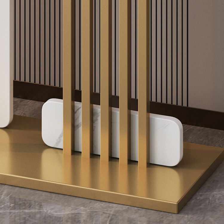 Console rettangolo contemporaneo con base di piedistallo per Hall