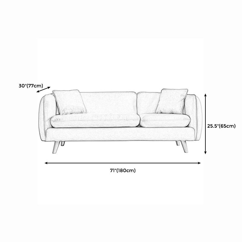 Tuxedo Arm Sofa Nordic 30.31" D x 25.2" H Faux Leather Seating Clearhalo 'furn' 'furn_sofas' 'Furniture' 'furniture_sofas' 'kitchen' 'kitchen_sofas' 'Living Room Furniture' 'Sofa' 'sofas' 1200x1200_76730b8e-e2bd-43a7-8c38-a9765ce7a5f2