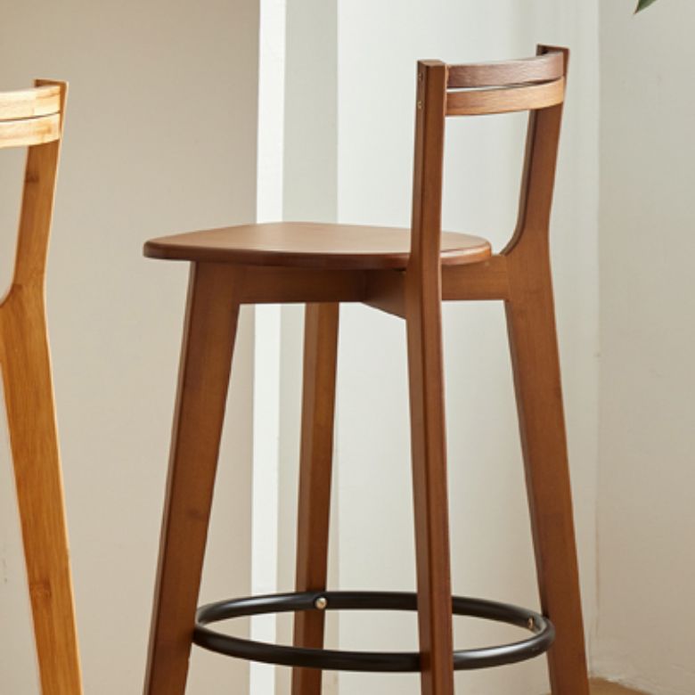 Tabouret de bar intérieur bas arrière tabouret de bar contemporain avec repose-pieds