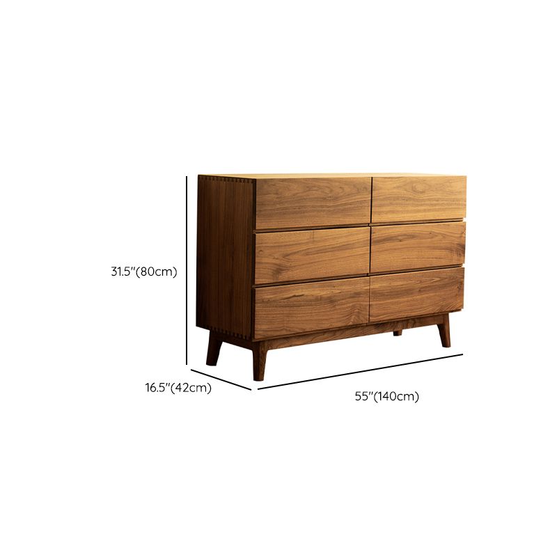 Traditional Horizontal Double Dresser Wood Storage Dresser for Bedroom Clearhalo 'Bedroom Furniture' 'Dressers & Chests' 'dressers_chests' 'furn' 'furn_dressers_chests' 'Furniture' 1200x1200_76742dd3-0203-49c4-98d0-c23db7d4447e