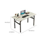 Contemporary Folding Parsons Base Writing Desk Home Office Desk,29.5" H Clearhalo 'furn' 'furn_office_desk' 'Furniture' 'Office Desks' 'Office Furniture' 'office_desk' 1200x1200_76746a59-411d-4d5a-9fa3-312cf74d23af