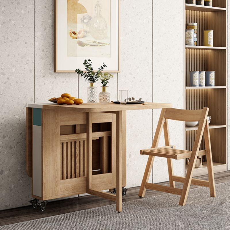 Moderne eetgelegenheid 1/3 pc's houten vouwtafel en stoelen