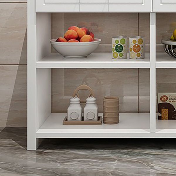 Dining Room Kitchen Island Table Modern Prep Table with Open Storage Clearhalo 'furn' 'furn_kitchen_islands_carts' 'Furniture' 'Kitchen & Dining Furniture' 'Kitchen Islands & Carts' 'kitchen_islands_carts' 1200x1200_7678047b-4e6a-4593-b79e-ac59563d80ab