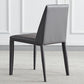 Scandinavian Style Metal Dining Side Chairs Dining Room Solid Back Side Chair Clearhalo ' kitchen&dining_furn' 'Dining Chairs' 'Dining Tables & Seating' 'dining_chair' 'Furniture' 'furniture_dining_chair' 'Kitchen & Dining Furniture' 'kitchen' 1200x1200_76782c4c-5142-4e38-912f-5b0c3404b73c