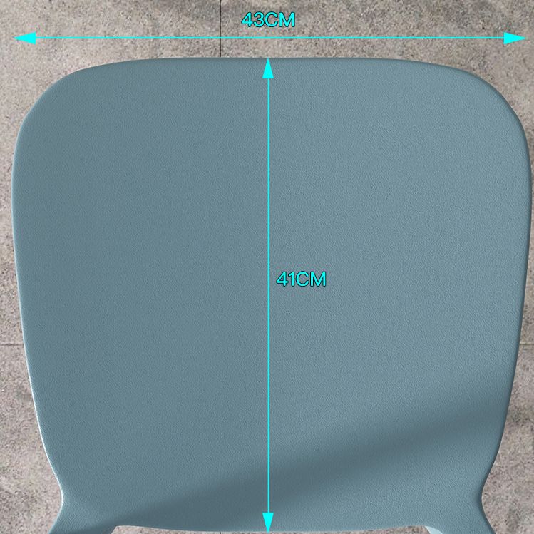 Nordic Backrest Stackable Acrylic Chair with Acrylic Legs for Dining Room Clearhalo 'Dining Chairs' 'Dining Tables & Seating' 'dining_chair' 'furn' 'furn_dining_chair' 'Furniture' 'Kitchen & Dining Furniture' 1200x1200_767ae721-b3e4-47e1-a1aa-014d7d34294a