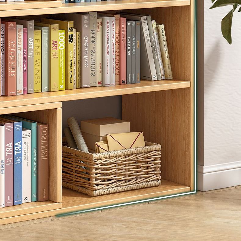 Contemporary Style Bookshelf Open Back Bookcase for Home Office