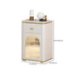 Commode classique de coffre de rangement de Glam de coffre de stockage en pierre de largeur de 11,7 pouces