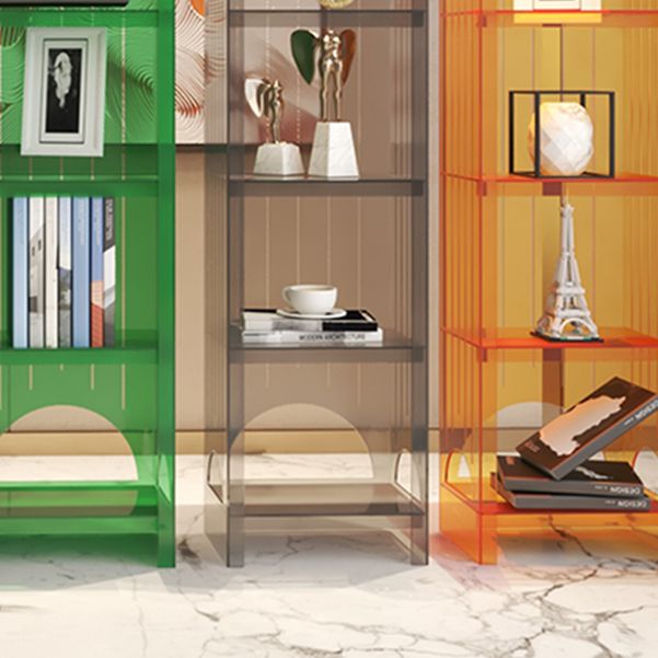 Acrylic Closed Back Storage Bookshelf Nordic Home Office Standard Bookcase Clearhalo 'Bookcases' 'furn' 'furn_bookcases' 'Furniture' 'Office Furniture' 1200x1200_767fc6a4-2ca6-407e-ab0a-ec9bdded73ea
