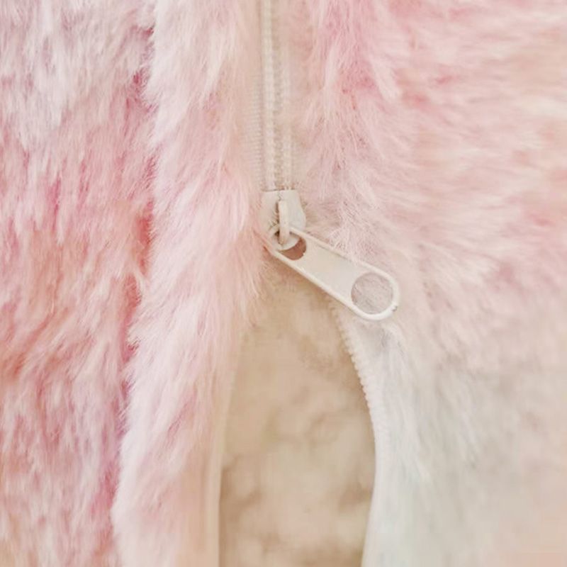 Faux bontarmen omvatten hellende armen genaaid kussen achterstoel voor woonkamer