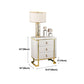 Cassetto in legno sideboard glam buffet server mobile per soggiorno