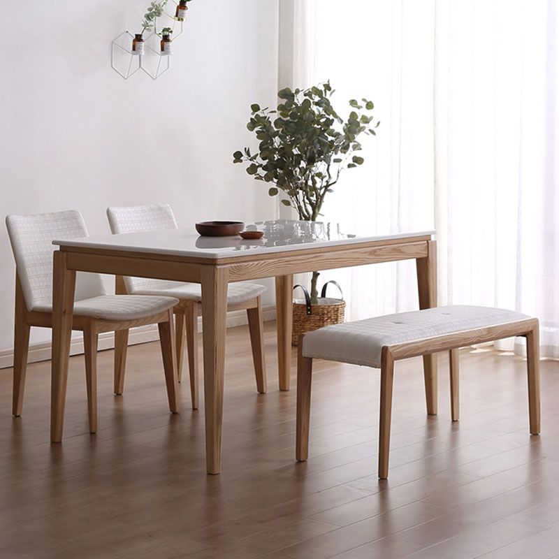 Contemporary Solid Wood Home Bench 18.8" Height Seating Bench with Legs Clearhalo 'Benches' 'Chairs & Seating' 'furn' 'furn_benches' 'Furniture' 'Living Room Furniture' 1200x1200_76892c0c-4f66-4b0b-a97d-9b0fda0fe7e8