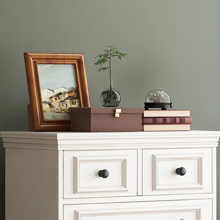 Contemporary Rectangle Chest/Cabinet with Drawers in Rubberwood Clearhalo 'Cabinets & Chests' 'cabinets_chests' 'furn' 'furn_cabinets_chests' 'Furniture' 'Living Room Furniture' 1200x1200_76893954-4bd0-45f5-8415-38cc418e3591