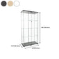 Contemporary Tempered Glass Curio Cabinet Glass Doors Display Cabinet for Bedroom Clearhalo 'Display & China Cabinets' 'display_china_cabinets' 'furn' 'furn_display_china_cabinets' 'Furniture' 'Kitchen & Dining Furniture' 1200x1200_768e2a1c-4a21-42bf-8561-2bd23dadbd22