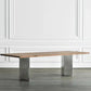 Rectangle Wood Color Dining Table Pine Solid Wood Table Luxury with Double Pedestal Clearhalo ' dining_table' 'Dining Tables & Seating' 'Dining Tables' 'furn' 'furn_dining_table' 'Furniture' 'furniture_dining_table' 'Kitchen & Dining Furniture' 'kitchen&dining_furn' 'kitchen' 'kitchen_dining_table' 1200x1200_768efb5d-2042-471e-b0b0-5eed75b56ed5