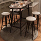 Round Faux Leather Dining Stool Backless Bar Stool with Metal Base Clearhalo 'Bar Furniture' 'Bar Stools' 'bar_stools' 'furn' 'furn_bar_stools' 'Furniture' 'Kitchen & Dining Furniture' 1200x1200_768f489e-0aa3-42f3-8838-4abaf2d18b8e
