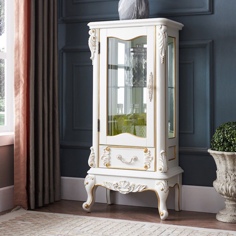 Tradizionale mobile curioso porte in vetro in legno a buffet per sala da pranzo