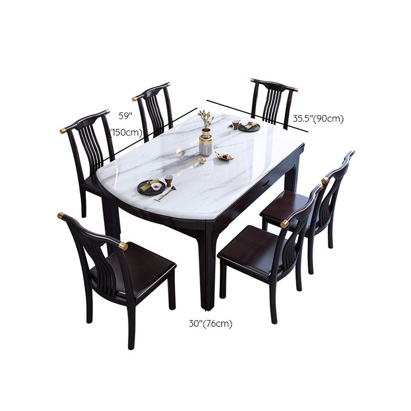 Table de salle à manger à feuilles à feuilles drop