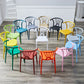 Home Contemporary Arm Chair Wishbone Back Plastic Stackable Dining Room Chair Clearhalo ' kitchen&dining_furn' 'Dining Chairs' 'Dining Tables & Seating' 'dining_chair' 'furn' 'furn_dining_chair' 'Furniture' 'furniture_dining_chair' 'Kitchen & Dining Furniture' 'kitchen' 1200x1200_7691a3bd-6b3b-433f-95f4-01d6d24c4b05