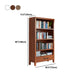 Scandinavian Rubber Wood Standard Bookshelf Vertical Bookshelf for Living Room Clearhalo 'Bookcases' 'furn' 'furn_bookcases' 'Furniture' 'furniture_bookcases' 'kitchen' 'kitchen_bookcases' 'Living Room Furniture' 'Office Furniture' 1200x1200_76929a60-0d37-4bf8-867a-5a4e639f9b78