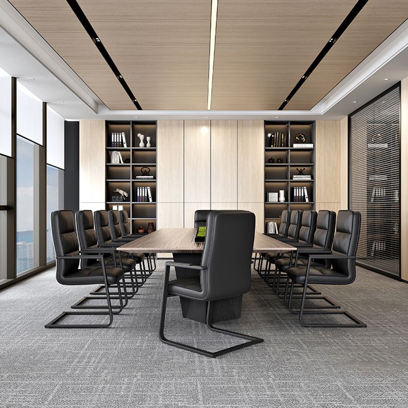 Moderner Faux Leder Office Stuhl Ergonomic High Back Working Stuhl