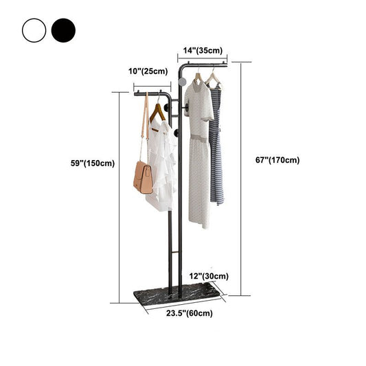 Moderne Metallhalle stehen frei von Hängsschienen und Haken